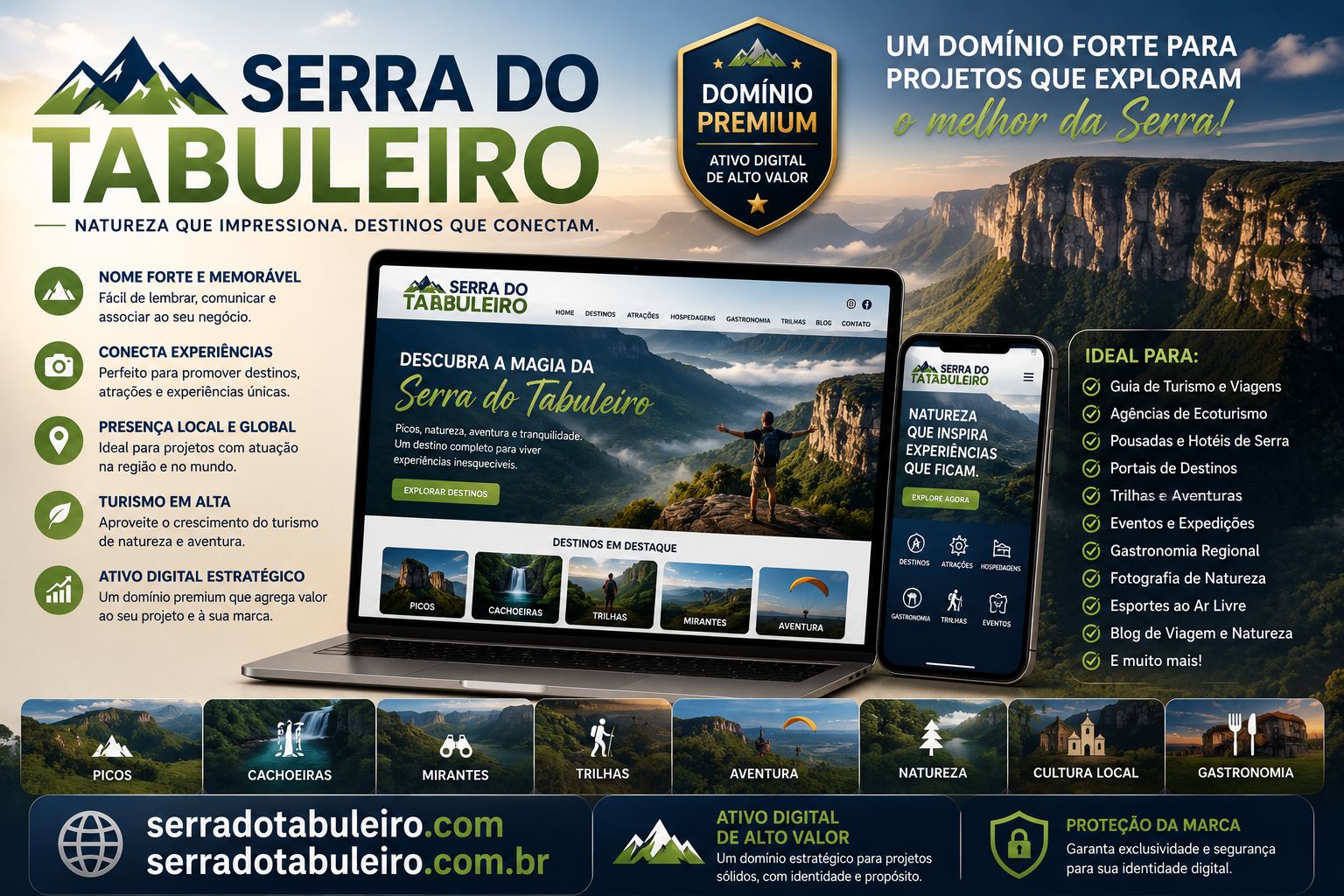 Serradotabuleiro.com + .com.br