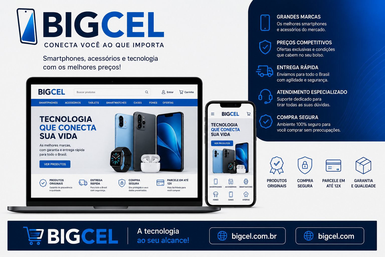 Bigcel.com + .com.br