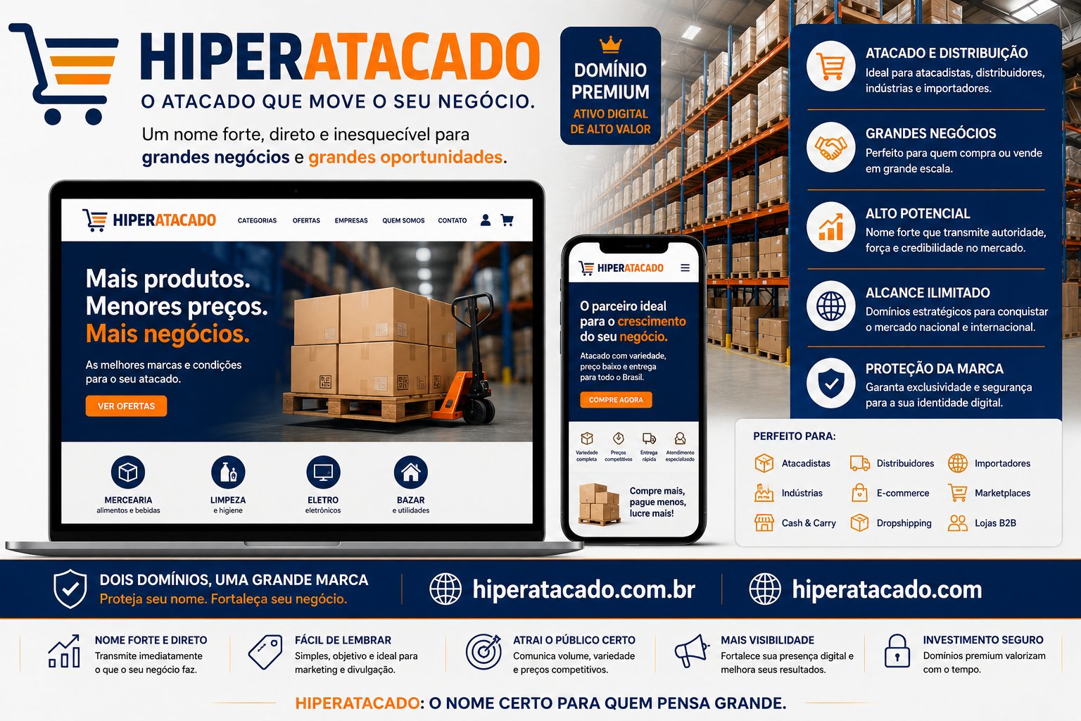 Hiperatacado.com + .com.br